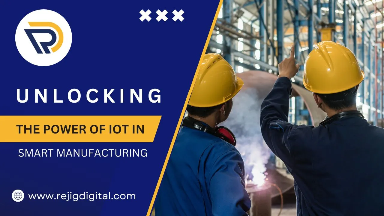 IoT technology in action within a smart manufacturing environment